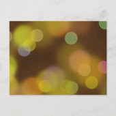 Een gouden kerstpatroon op Fawn Brown Briefkaart (Voorkant)