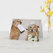 Een gouden Moederdag Kaart (Gele Bloem)