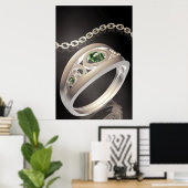 Een gouden ring poster (Thuiskantoor)