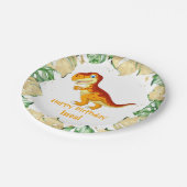 Een gouden verjaardagsverrassing! papieren bordje (Gekanteld)