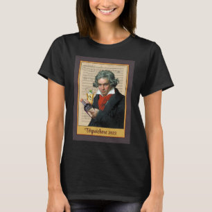 Een gouden vijfde van het T-shirt van Beethoven