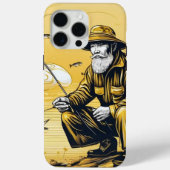 Een gouden visser Case-Mate iPhone case (Achterkant)