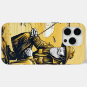 Een gouden visser Case-Mate iPhone case (Achterkant (horizontaal))