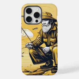 Een gouden visser iPhone 15 pro max case