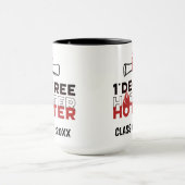 Eén Graad Hoger Afstudeercadeau Mok (Midden)