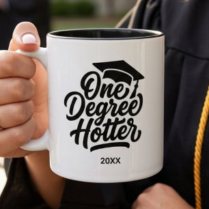 Eén Graad Hoger Afstudeerklas van 2026 Tweekleurige Koffiemok