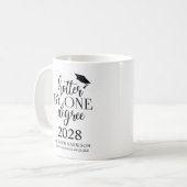 Eén Graad Hoger | Afstuderen Koffiemok (Voorkant links)