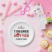 Eén Graad Hoger Grappige Afstuderen Papieren Bordje (Feest)