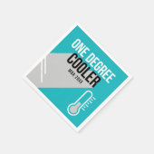 Eén graad koeler modern, gepersonaliseerd Afstuder Servet (Hoek)