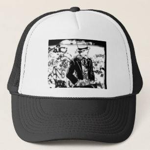 EEN GRAFFITI LABEL STIJL #5 TRUCKER PET