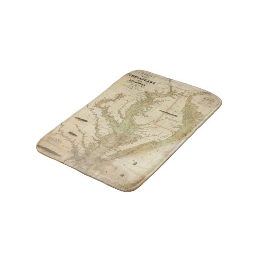 Een grafiek van de Chesapeake and Delaware Bays Badmat (Gekanteld)