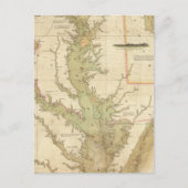 Een grafiek van de Chesapeake and Delaware Bays Briefkaart (Voorkant)