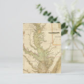 Een grafiek van de Chesapeake and Delaware Bays Briefkaart (Staand voorkant)