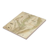 Een grafiek van de Chesapeake and Delaware Bays Tegeltje (Zijkant)