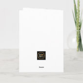 Een grafiek van mijn leven als hond pa bedankkaart (Achterkant)