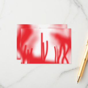 Een grafisch ontwerp met opvallende rode en oranje informatiekaartje