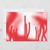 Een grafisch ontwerp met opvallende rode en oranje kaart (Achterkant)