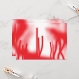 Een grafisch ontwerp met opvallende rode en oranje kaart