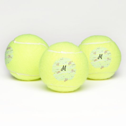 één-gram logo personalized baking tennisballen (Multi)