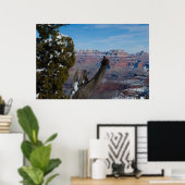 Een Grand Canyon Throne 2938-printer Poster (Thuiskantoor)