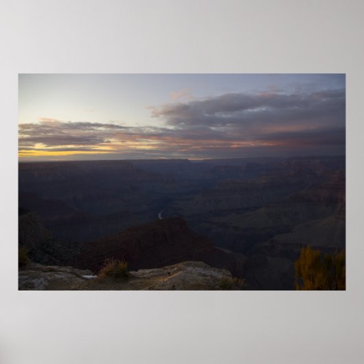 Een Grand Canyon zonsondergang Poster (Voorkant)