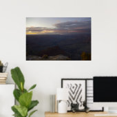 Een Grand Canyon zonsondergang Poster (Thuiskantoor)