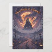 Een grandioze Halloween uitnodiging (Achterkant)