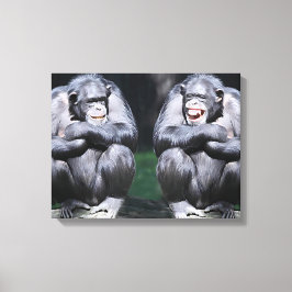 Een grap tussen vrienden Canvas Print