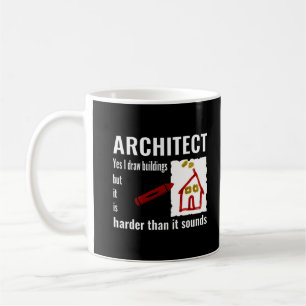 Een grappig architectencadeau voor architecten koffiemok