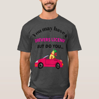 Een grappig avocado-ontwerp, heb je een auto, hoew t-shirt