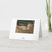 Een grappig duits gezegde om geld te hebben kaart (Achterkant)