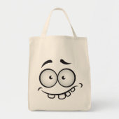 Een grappig gezicht glimlachend lachend lachend ge tote bag (Voorkant)