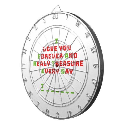 Een grappig verborgen bericht dartbord (Voorkant Rechts)