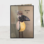 Een grappig wandelwonder kaart (Voorkant)