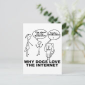 Een grappige Ate My Homework Joke Briefkaart (Staand voorkant)