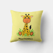 Een grappige baby giraf voor kinderen kussen (Achterkant)