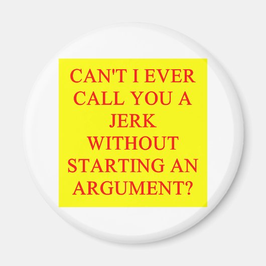 Een grappige belediging voor eikels magneet (Voorkant)