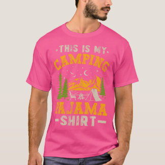 Een grappige Camper Happy Hiking in de buitenlucht T-shirt