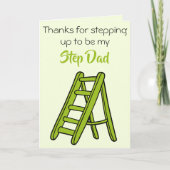 Een grappige cartoon van de vader van de pap. kaart (Voorkant)