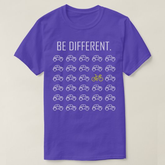 Een grappige fiets en een mountainbike t-shirt (Design voorkant)
