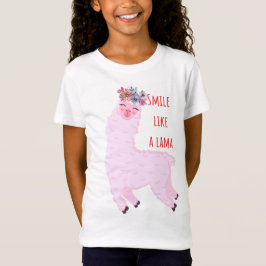 Een grappige glimlach als een Lama T-shirt