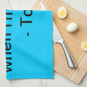 Een grappige handdoek! theedoek (Quarter Fold)