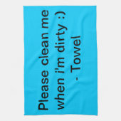 Een grappige handdoek! theedoek (Verticaal)