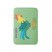 Een grappige illustratie van de cartoon van de kra badmat (Voorkant Verticaal)