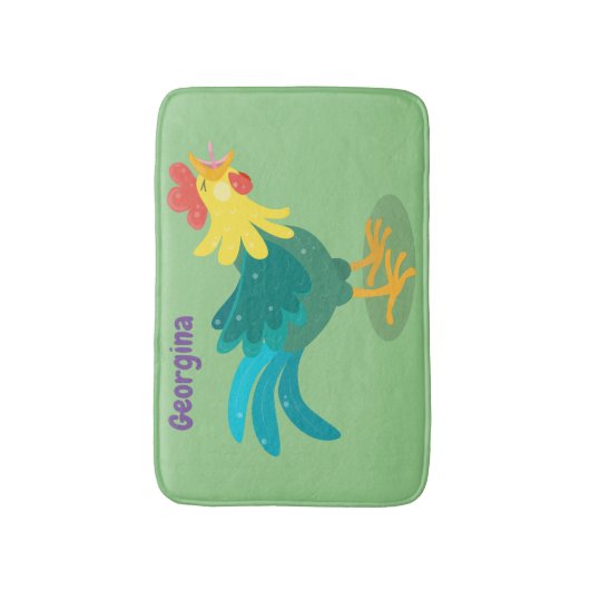 Een grappige illustratie van de cartoon van de kra badmat (Voorkant Verticaal)