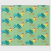 Een grappige illustratie van de cartoon van de kra cadeaupapier (Vlak)