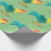 Een grappige illustratie van de cartoon van de kra cadeaupapier (Hoek)