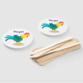 Een grappige illustratie van de cartoon van de kra handwaaier (Niet-gemonteerd)