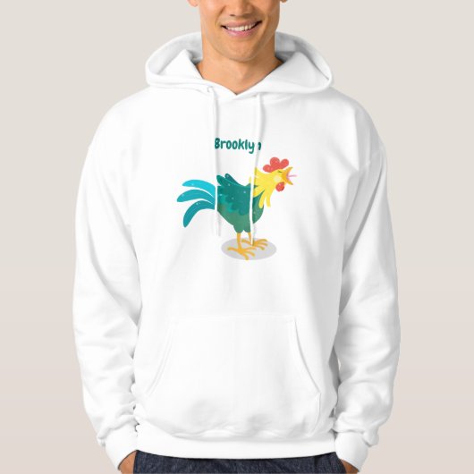 Een grappige illustratie van de cartoon van de kra hoodie (Voorkant)