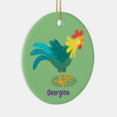 Een grappige illustratie van de cartoon van de kra keramisch ornament (Rechts)